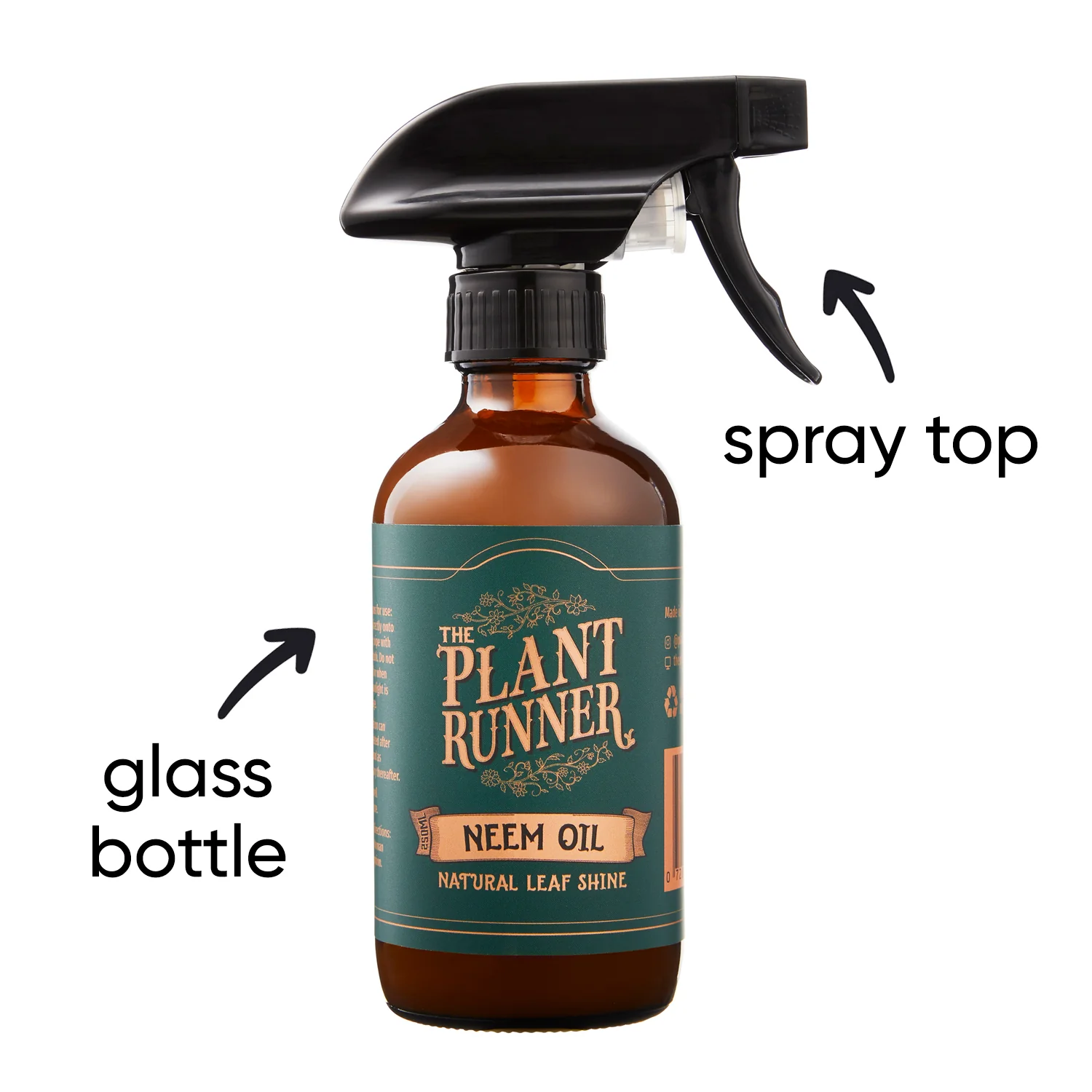 Plant Runner Neem Oil Leaf Shine 250ml - Original Label 25% OFF - Image 3