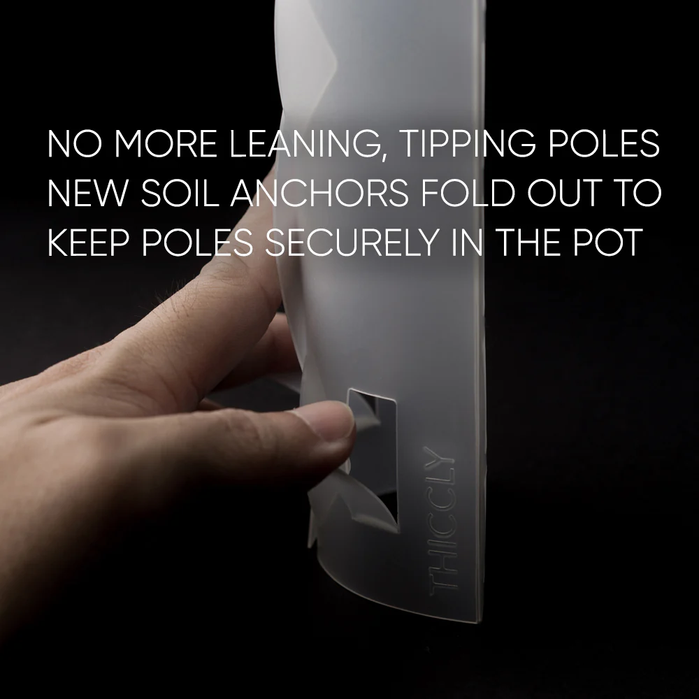 Thiccly GrowPole™ 2.0 Pro - Clear SMALL 30cm [from $6 each] - Image 5
